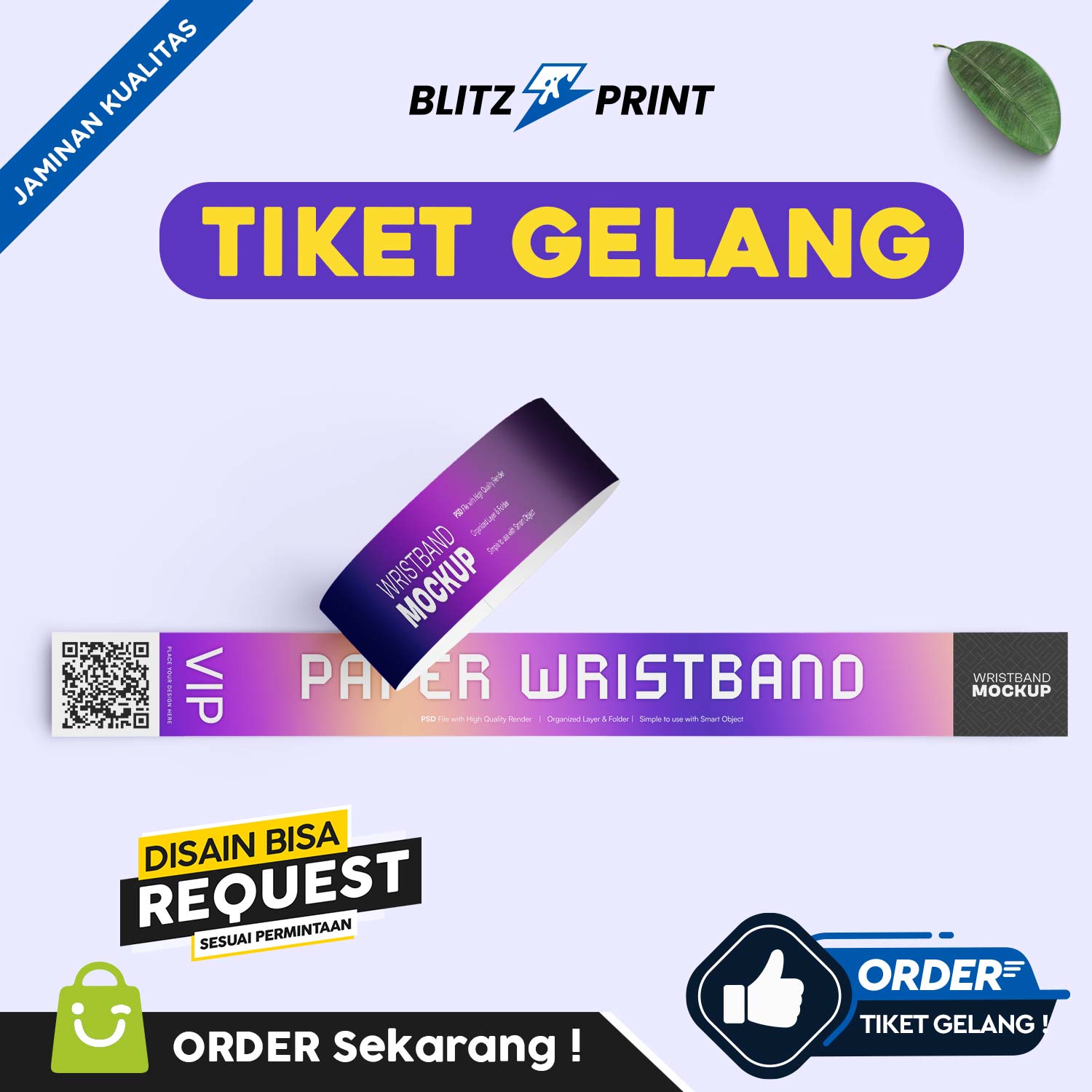 GELANG EVENT | GELANG KERTAS | GELANG ACARA | GELANG KONSER