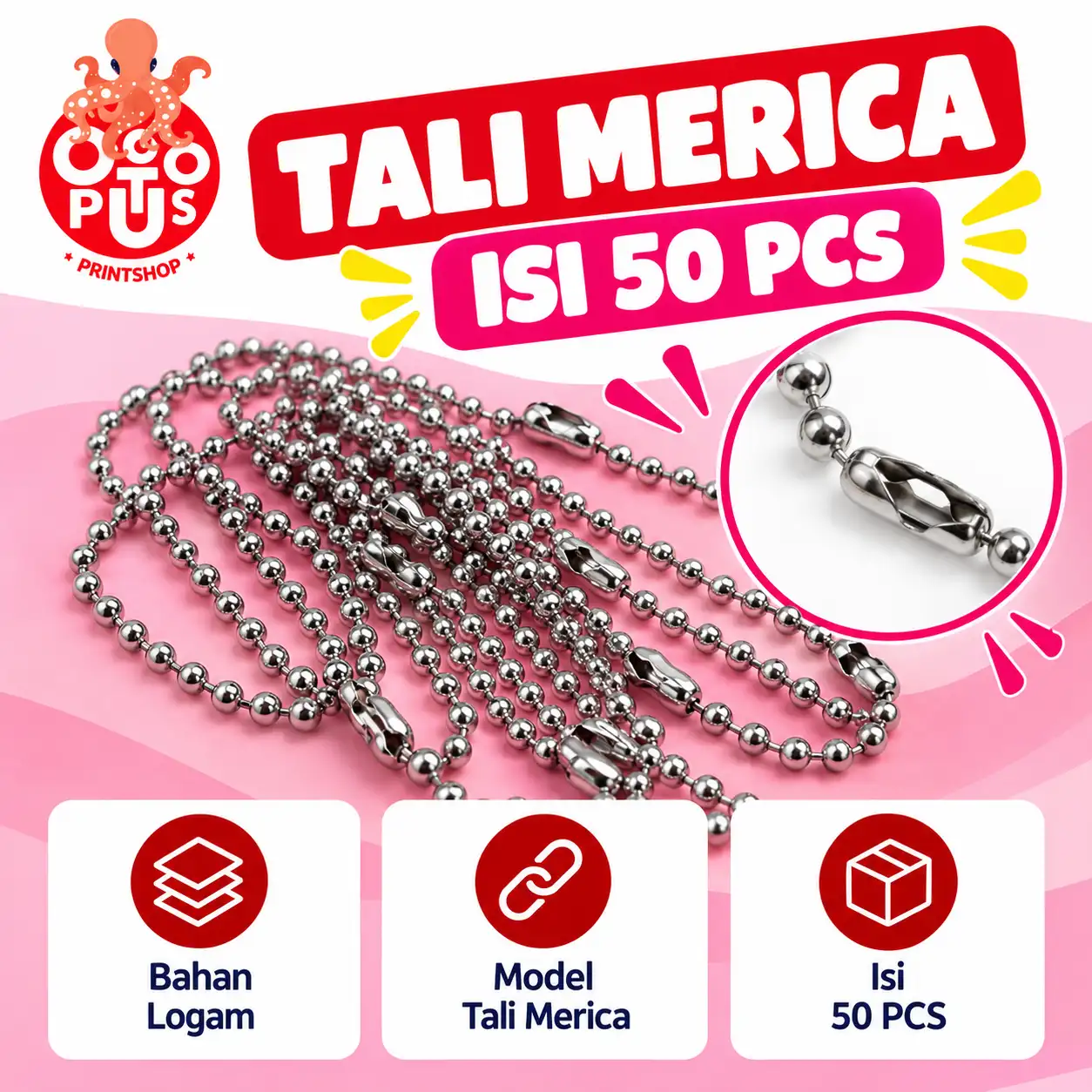 TALI MERICA ISI 50 PCS
