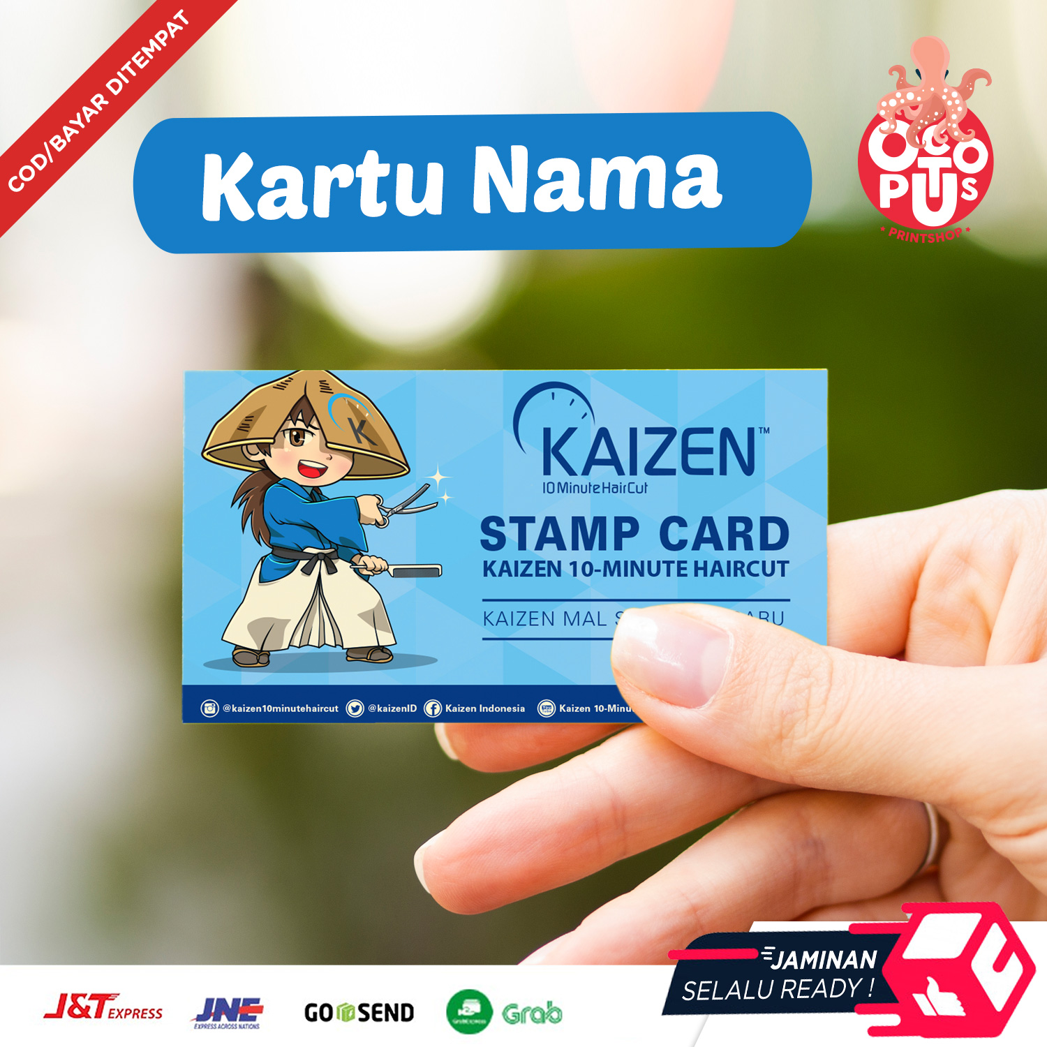 Kartu Nama Perusahaan 1sisi / 2 sisi