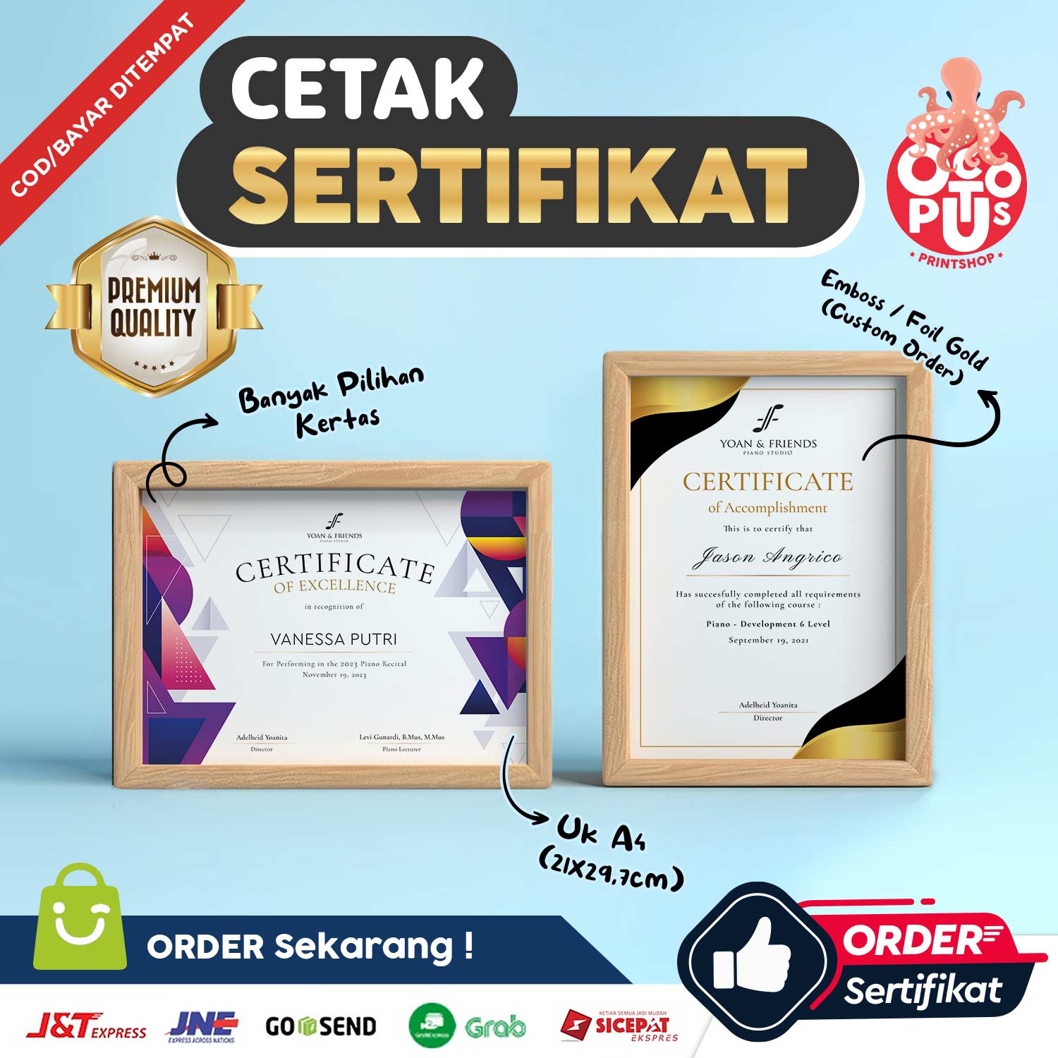 Sertifikat uk A4