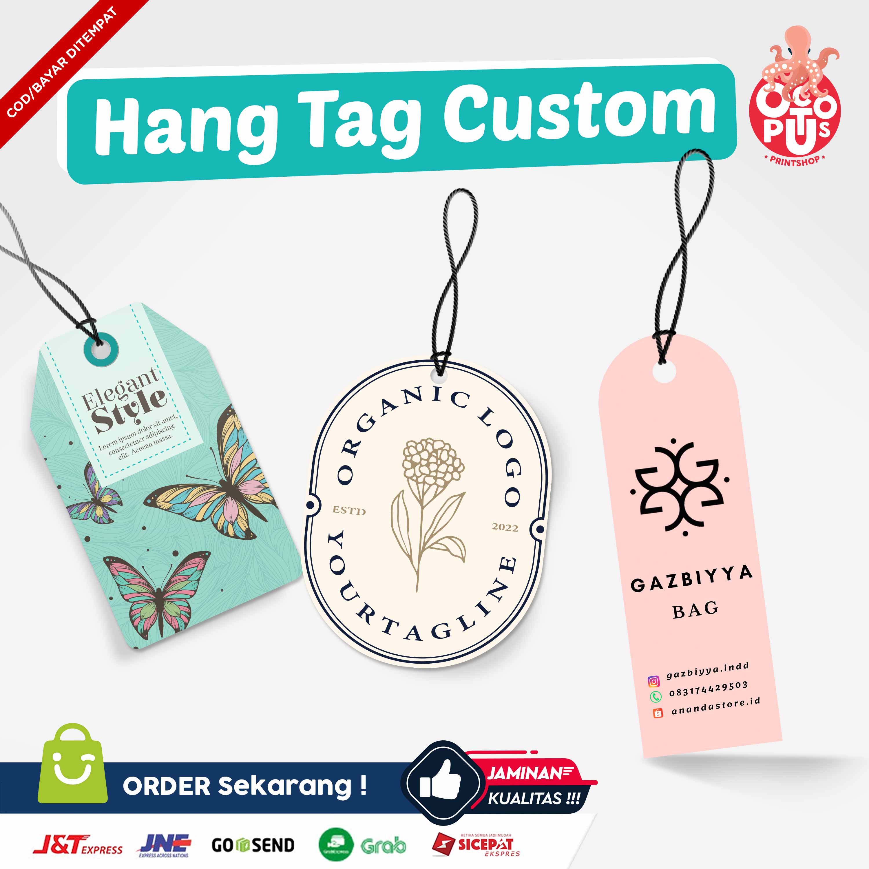 Hang Tag Custom BENTUK