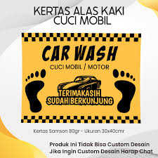 Alas Kaki Cuci Mobil